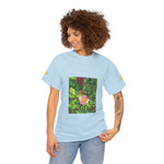 Unisex Heavy Cotton Tee - Flower of Rose