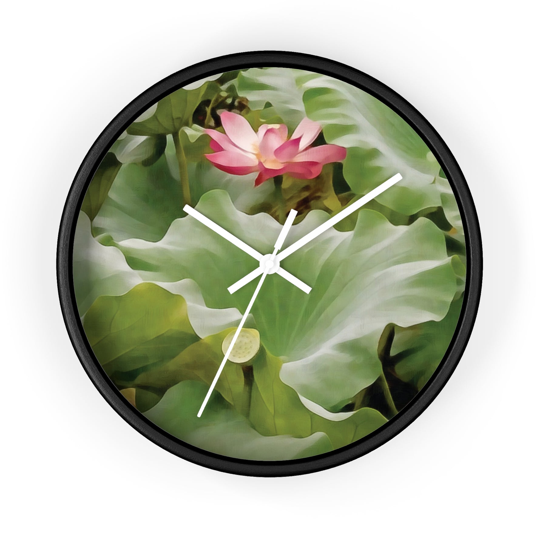 Wall Clock - Flower of Lotus (Variant 2)