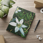 Hardcover Notebook with Puffy Covers - Flower of Ornithogalum