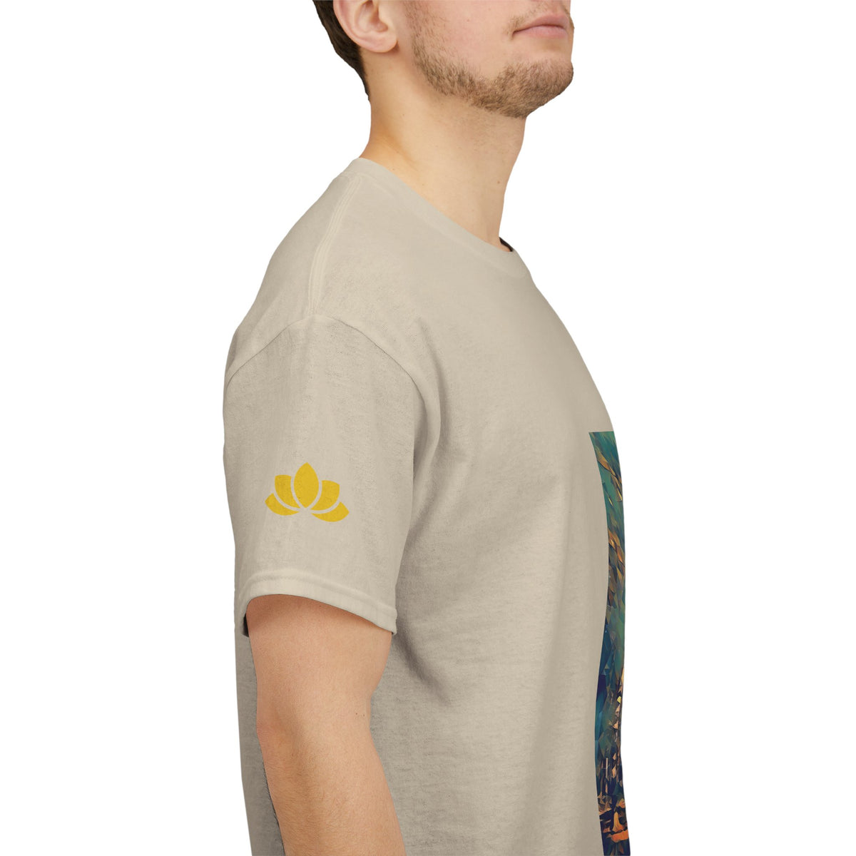 Unisex Heavy Cotton Tee - Poly Art - Forest (Variant 2)