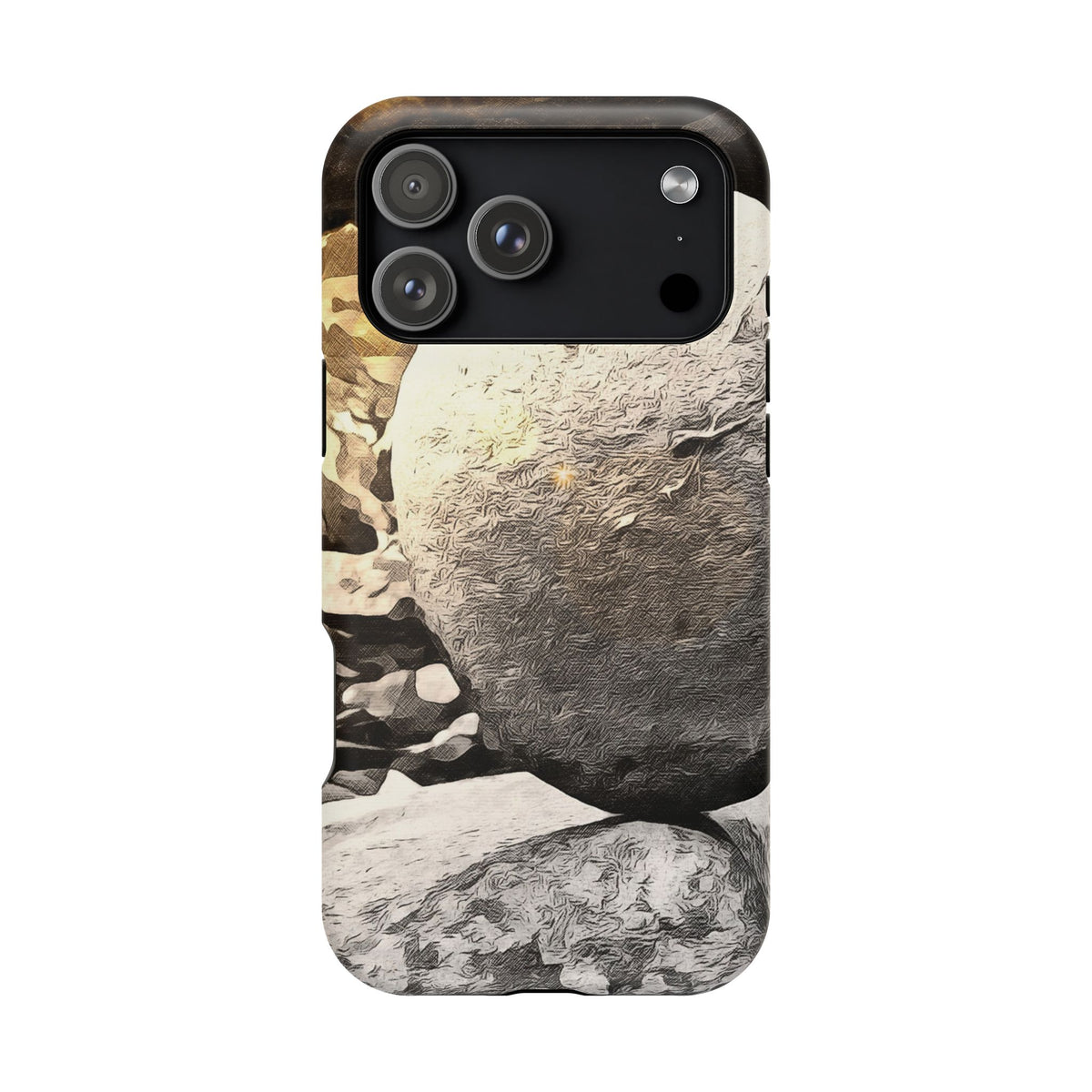 Magnetic Tough Phone Case - Stone Balance