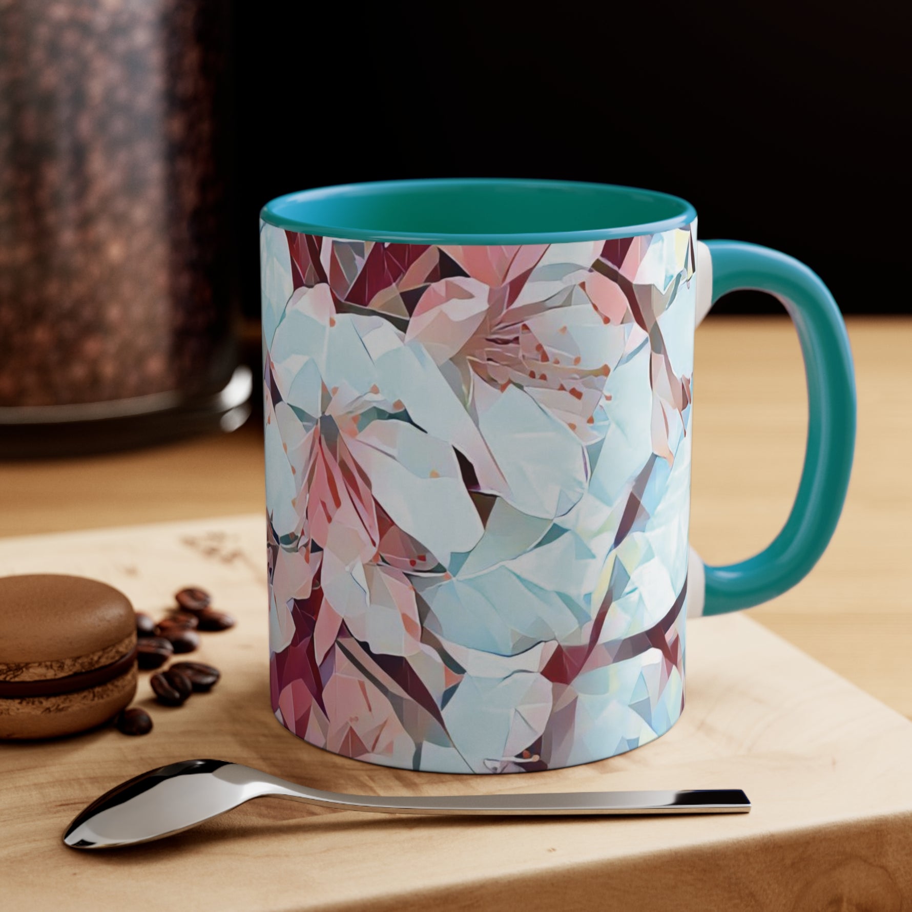 Mug 11oz - Poly Art - Apple's Tree Flower (Variant 4)