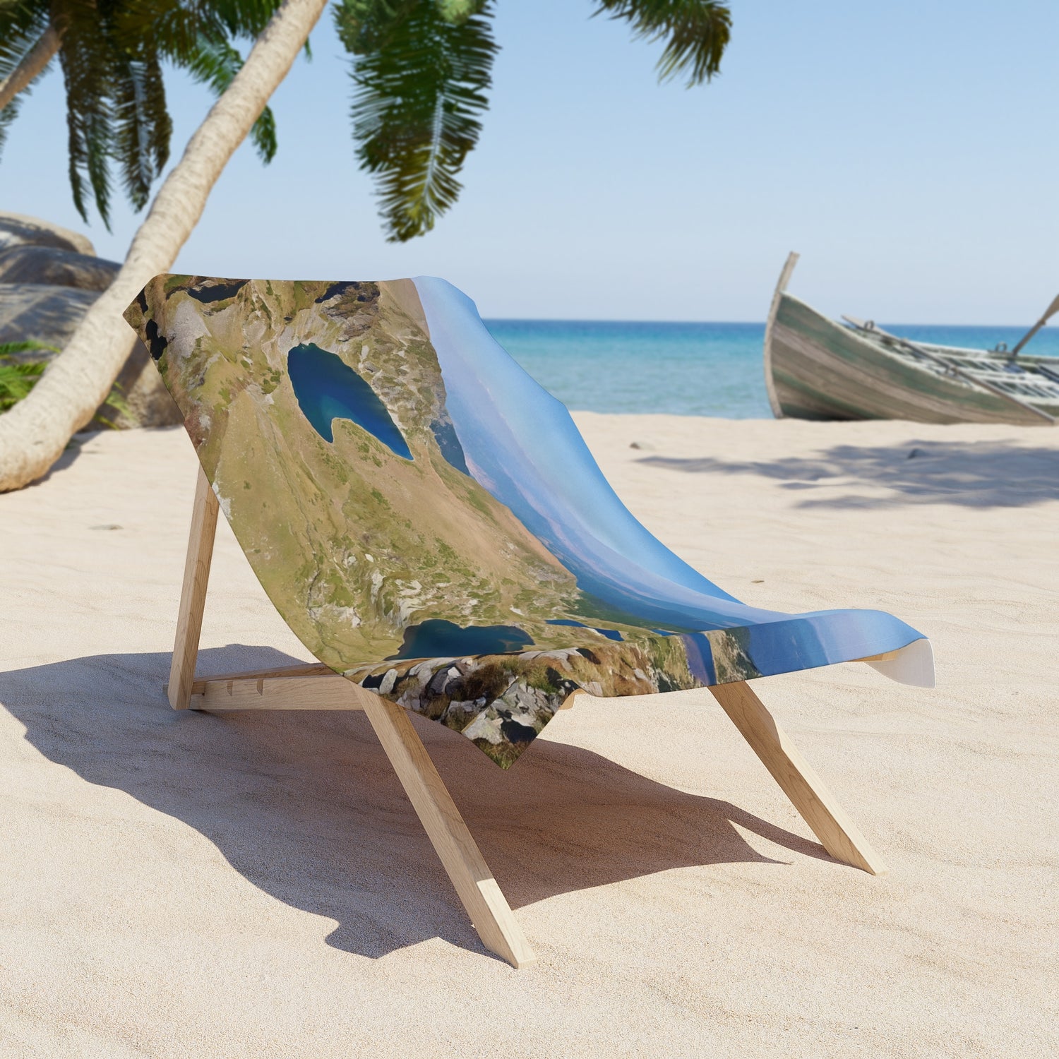 Beach Towel – Rila Lakes (Variant 2)