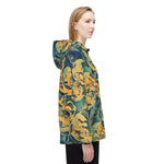 Windbreaker Jacket - Poly Art - Flower of Euphorbia Helioscopia