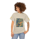 Unisex Heavy Cotton Tee - Poly Art - Apple's Tree Flower (Variant 2)