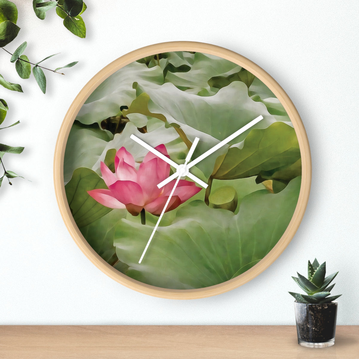 Wall Clock - Flower of Lotus (Variant 1)