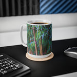 Ceramic White Cup 15oz - Bamboo (Variant 2)