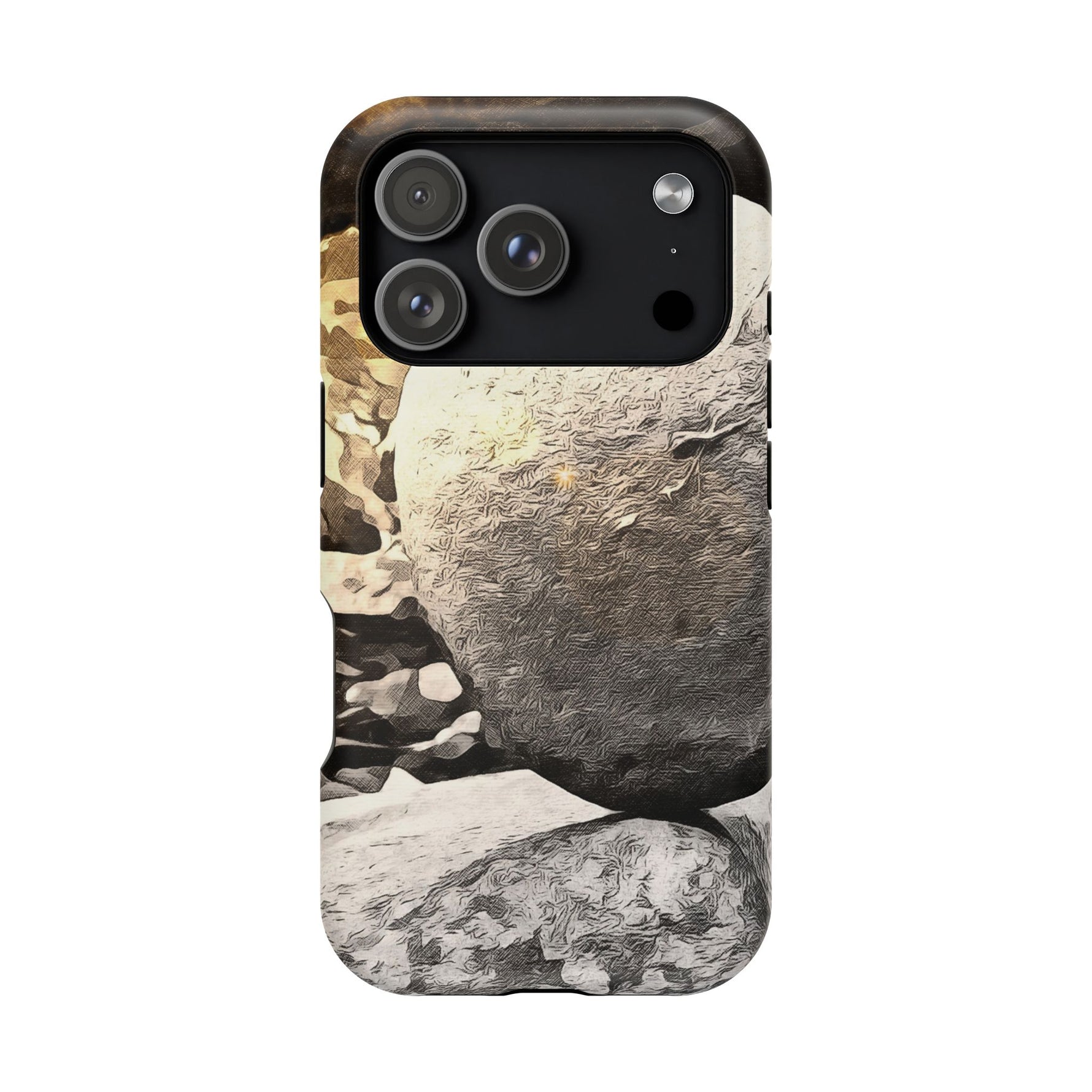 Magnetic Tough Phone Case - Stone Balance