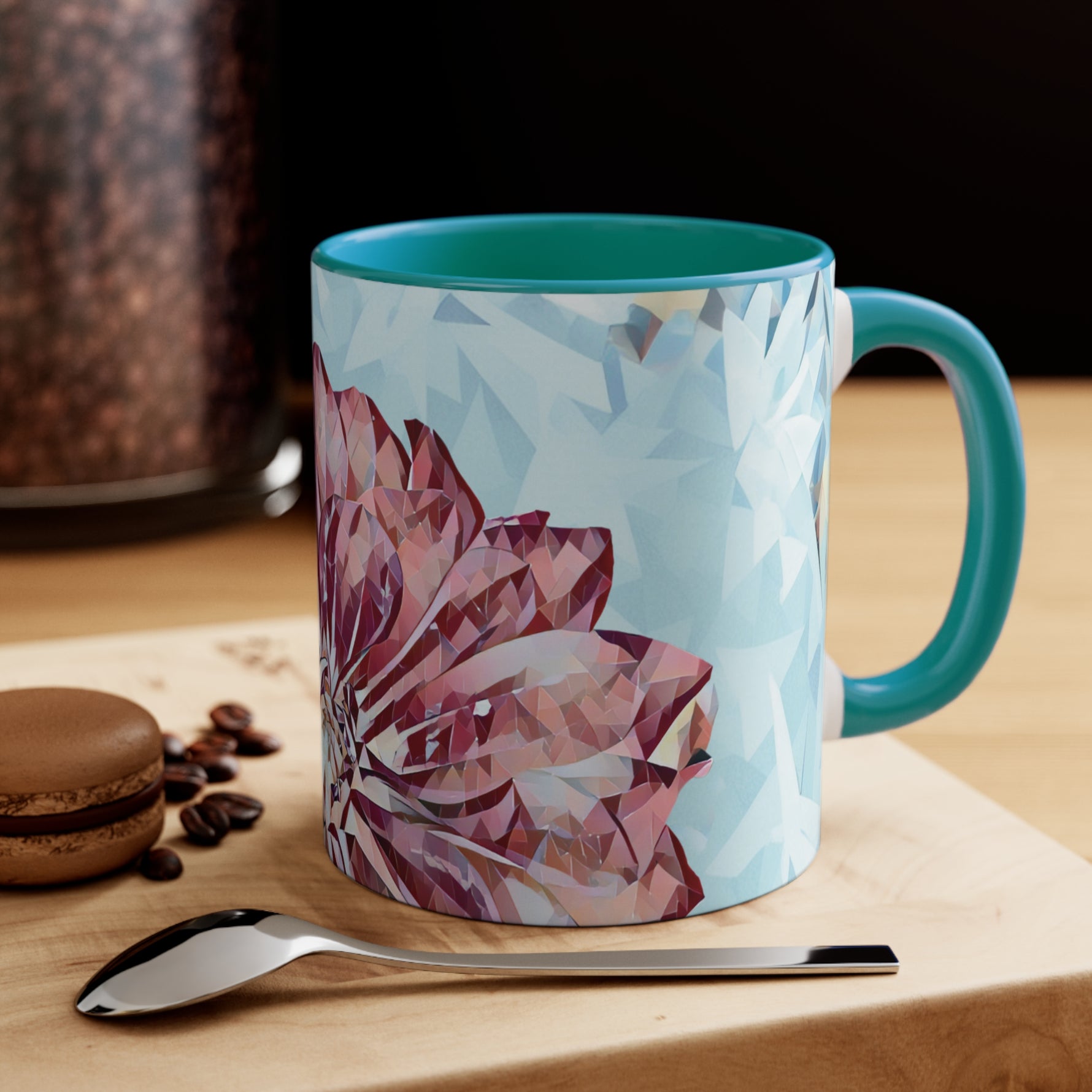 Mug 11oz - Poly Art - Flower of Dahlia (Variant 3)