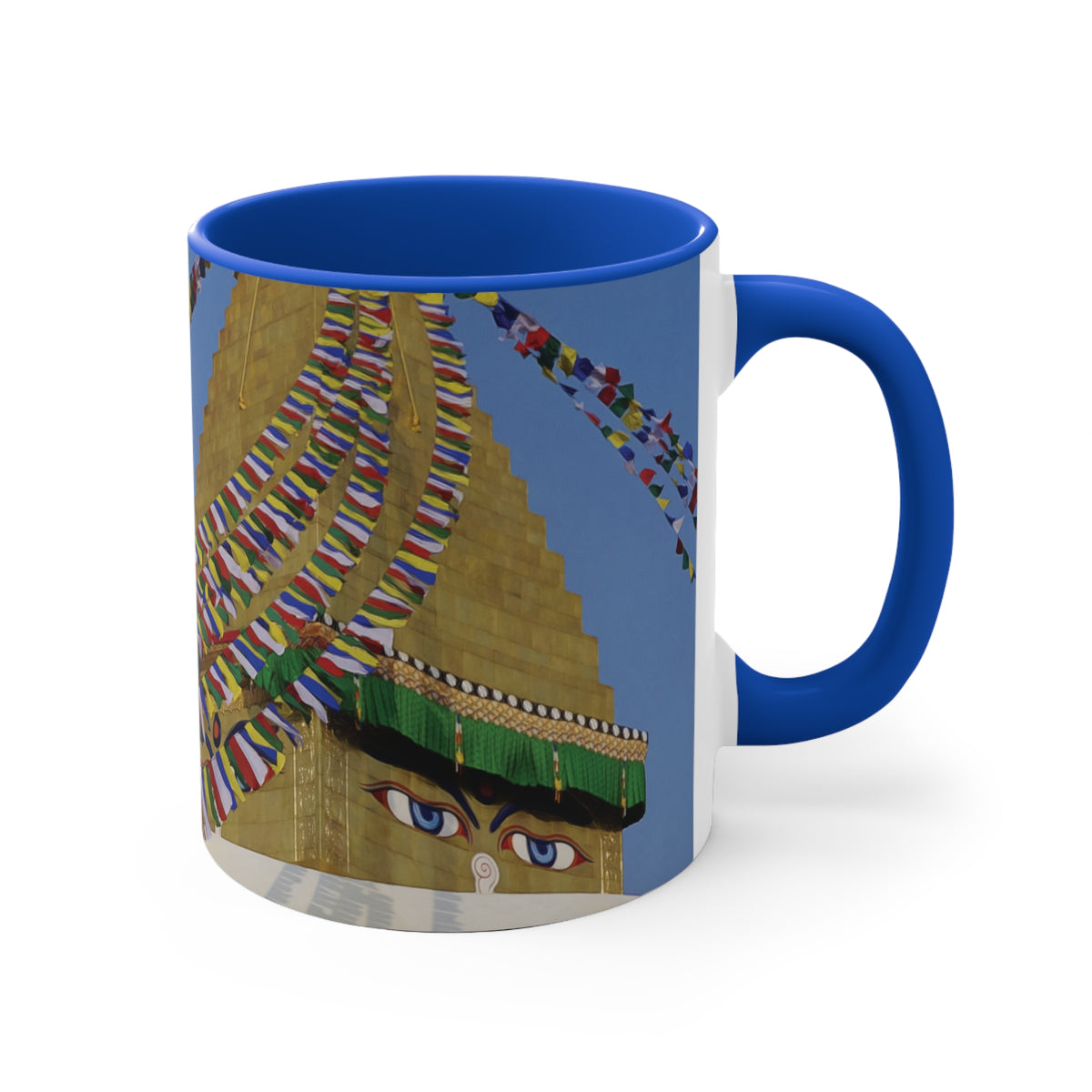Mug 11oz - Nepal, Stupa with Buddha's Eyes (Variant 3)