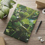 Hardcover Notebook with Puffy Covers - Fig's Plant, with Fruits and Leaves