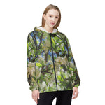 Windbreaker Jacket - Poly Art - Apple's Tree Flower (Variant 1)