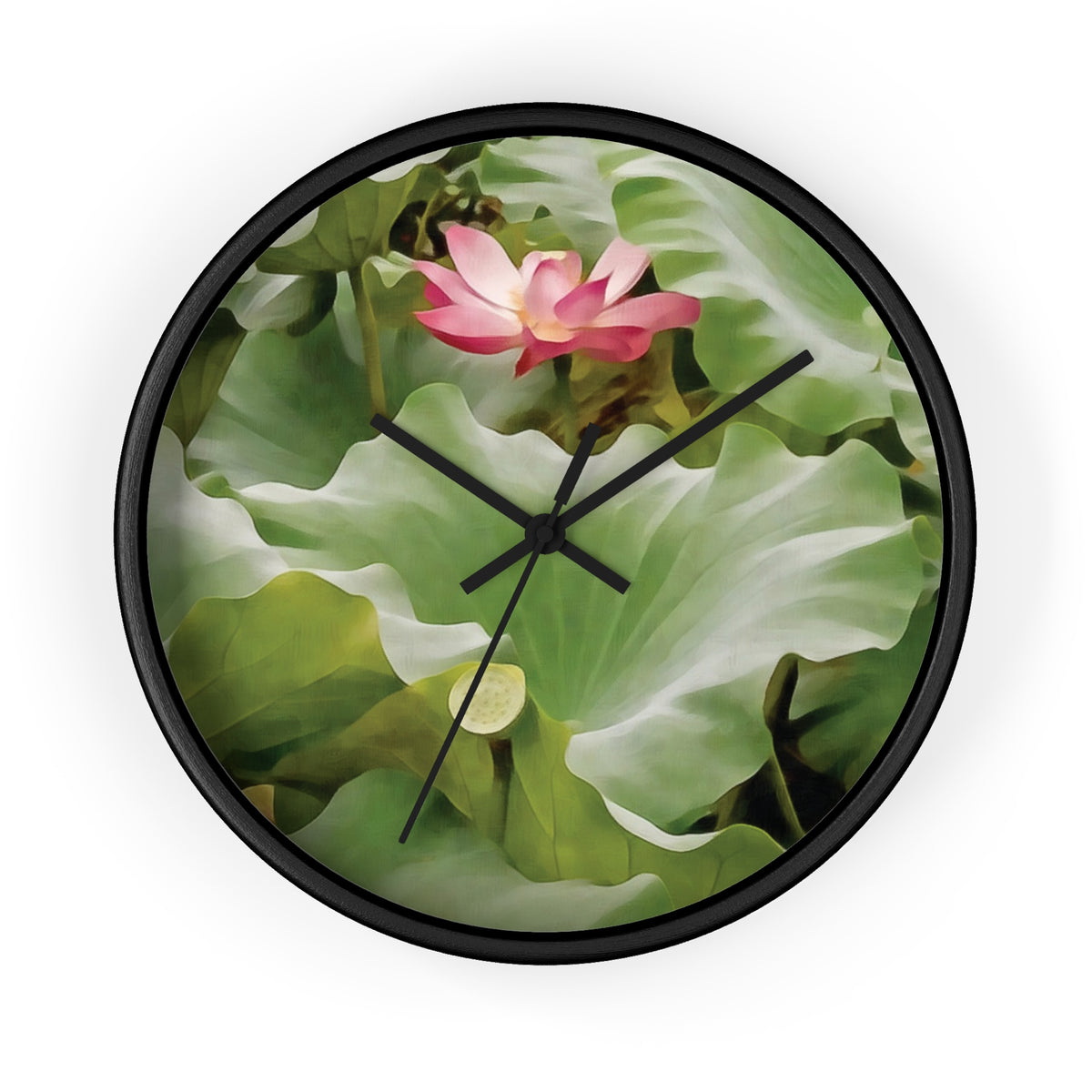 Wall Clock - Flower of Lotus (Variant 2)