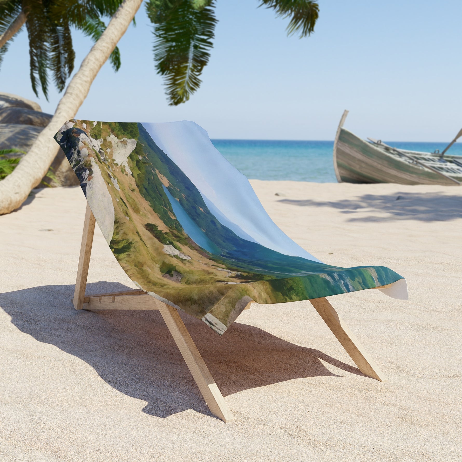 Beach Towel – Rila Lakes (Variant 3)