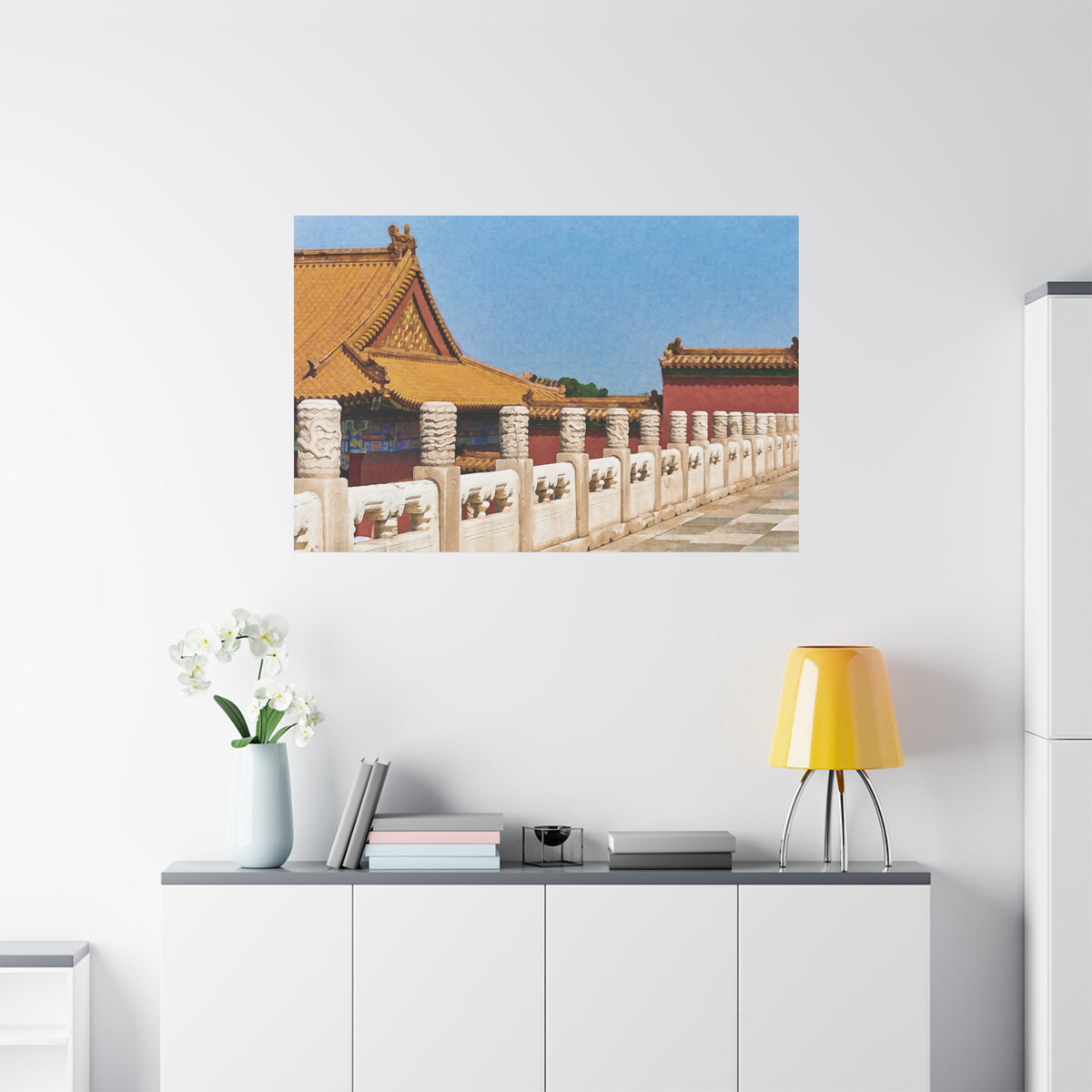 Stretched Matte Canvas - China's Beauty