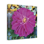 Stretched Matte Canvas - Flower of Dahlia