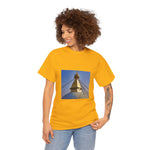 Unisex Heavy Cotton Tee - Nepal, Buddha's Eyes (Variant 6)