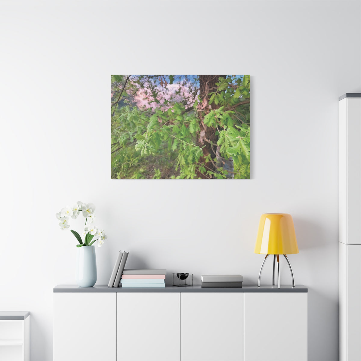 Stretched Matte Canvas - Tree of Holodiscus Dumosus