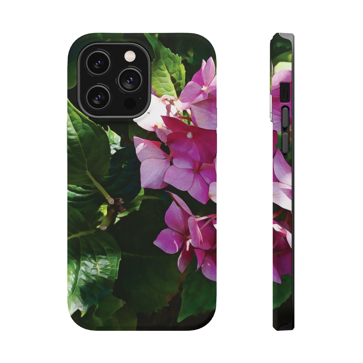 Magnetic Tough Phone Case - Flower of Ortensia/Hydrangea Macrophylla