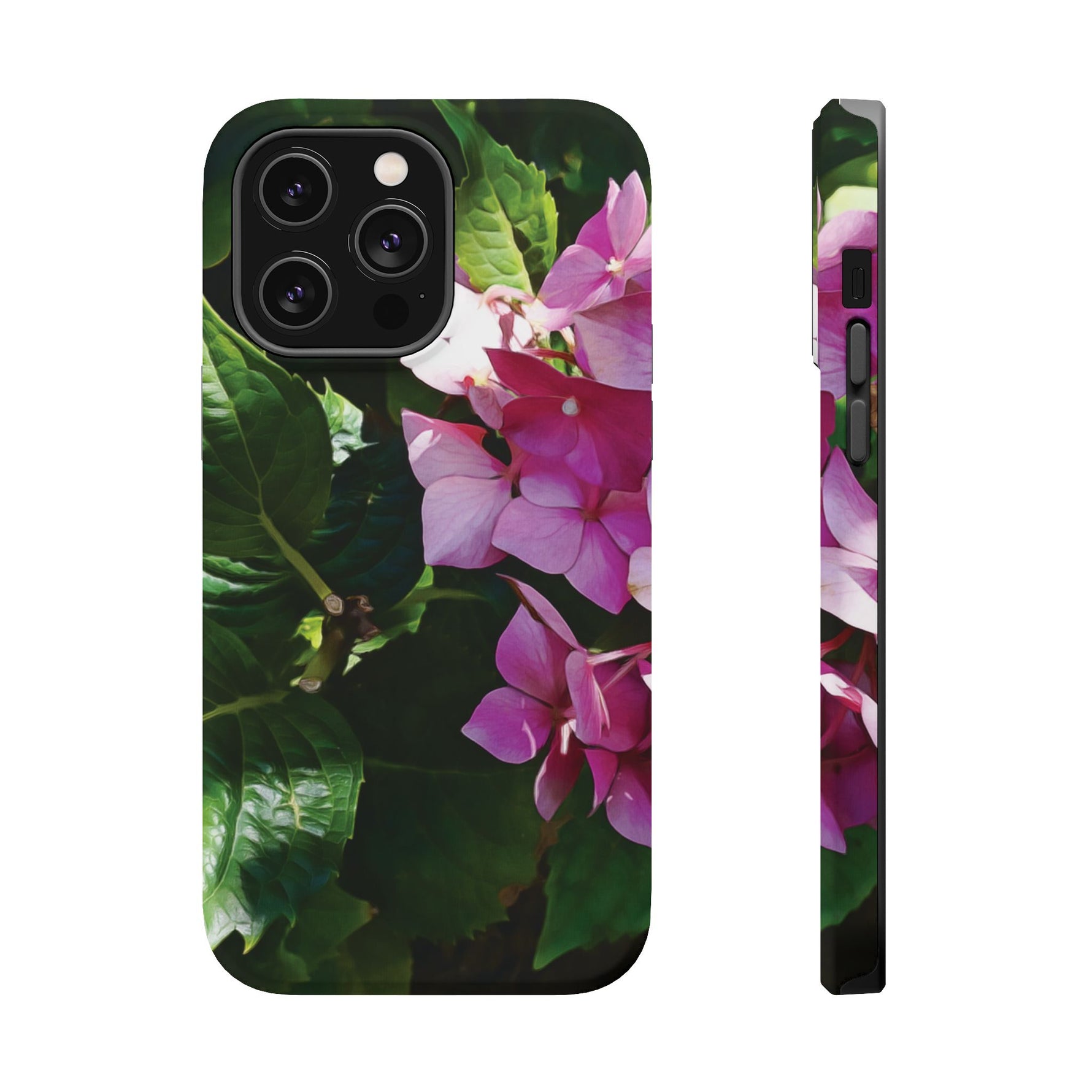 Magnetic Tough Phone Case - Flower of Ortensia/Hydrangea Macrophylla