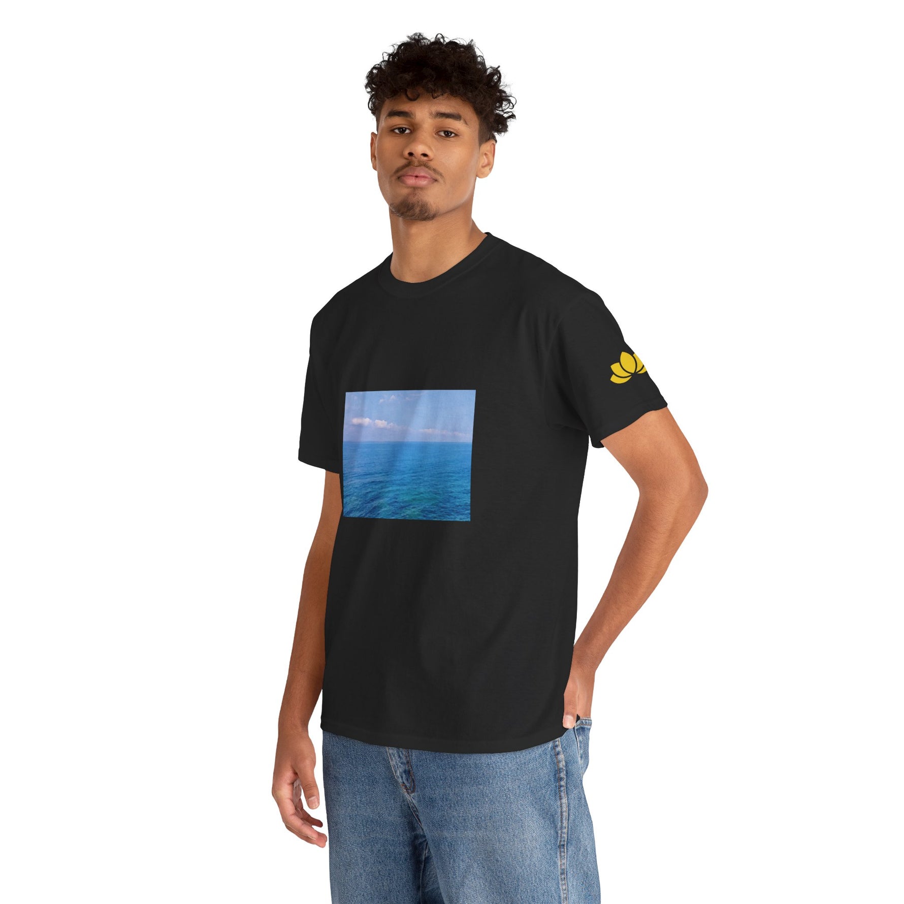 Unisex Heavy Cotton Tee - Sea (Variant 1)