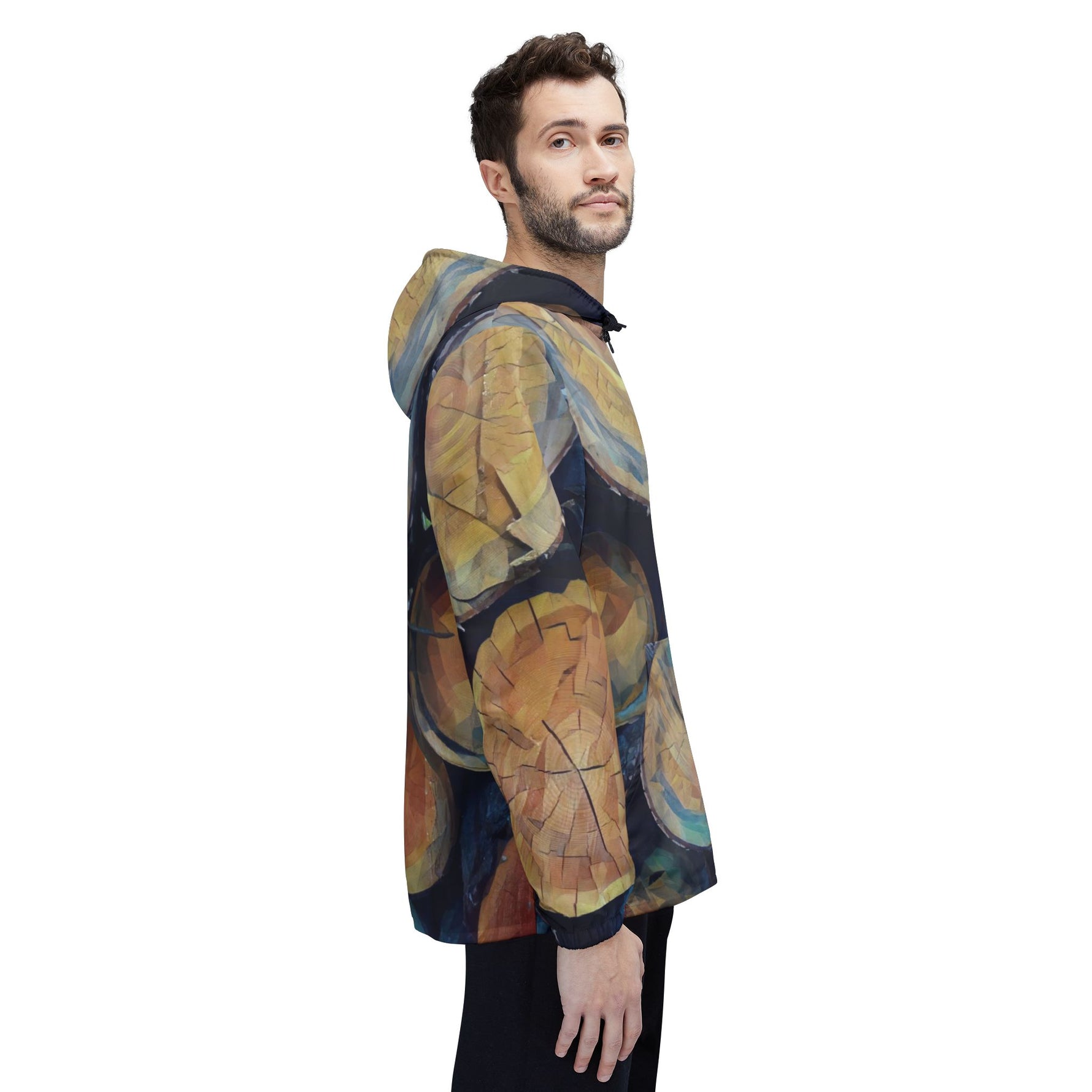 Windbreaker Jacket - Poly Art - Wooden Trunks (Variant 3)