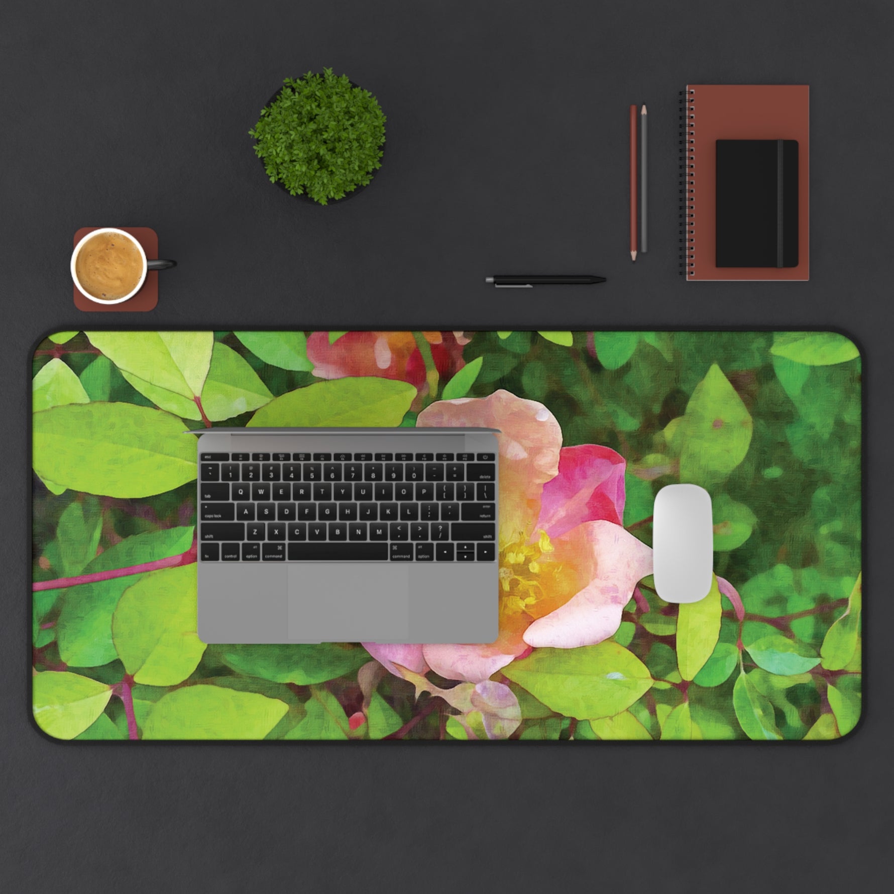 Desk Mat - Flower of Rose