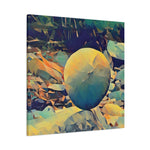 Stretched Matte Canvas - Poly Art - Stone Balance