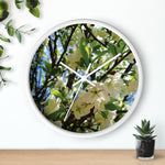 Wall Clock - Apples' Tree Flower