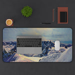Desk Mat - Poly Art - View from Mont Blanc (Variant 2)