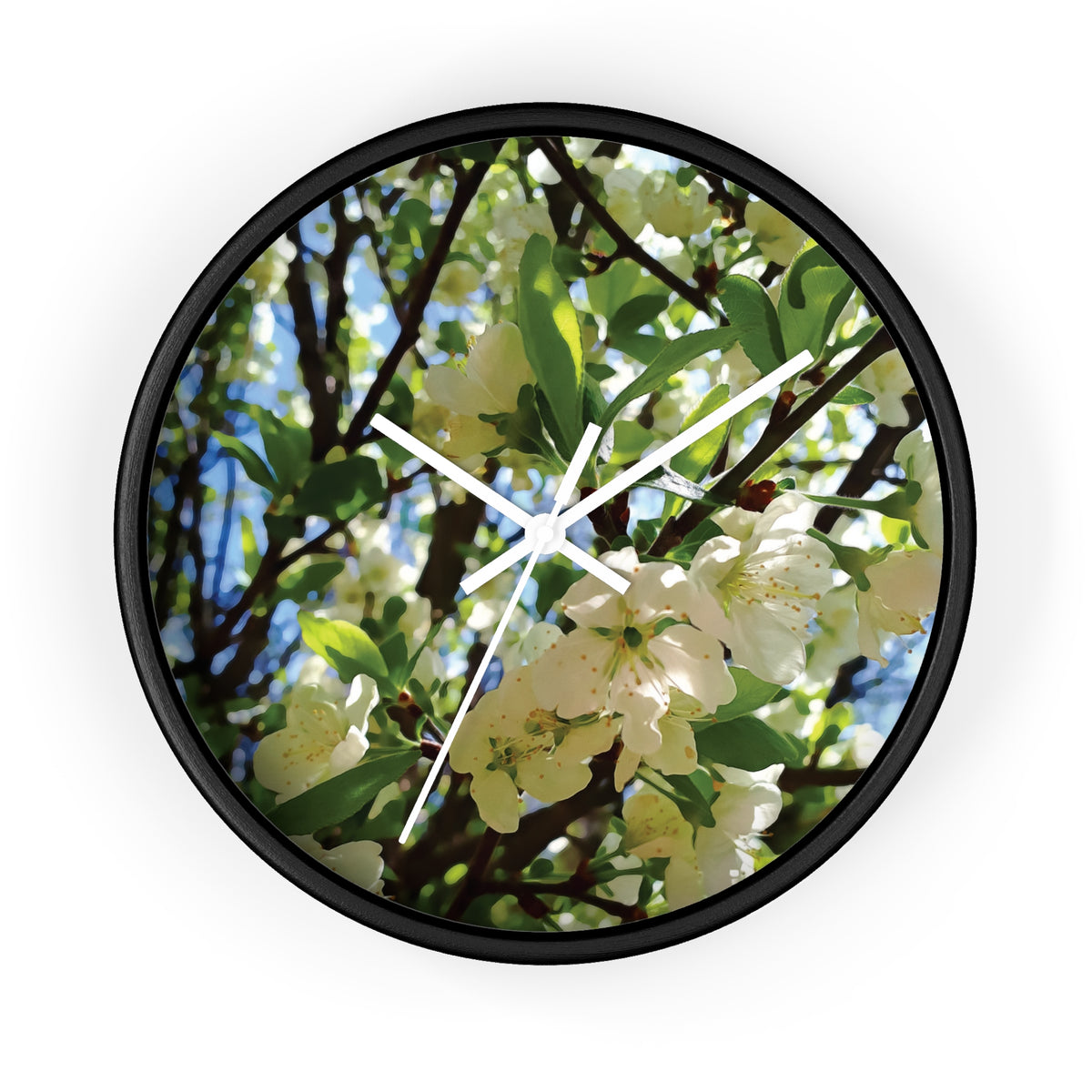 Wall Clock - Apples' Tree Flower