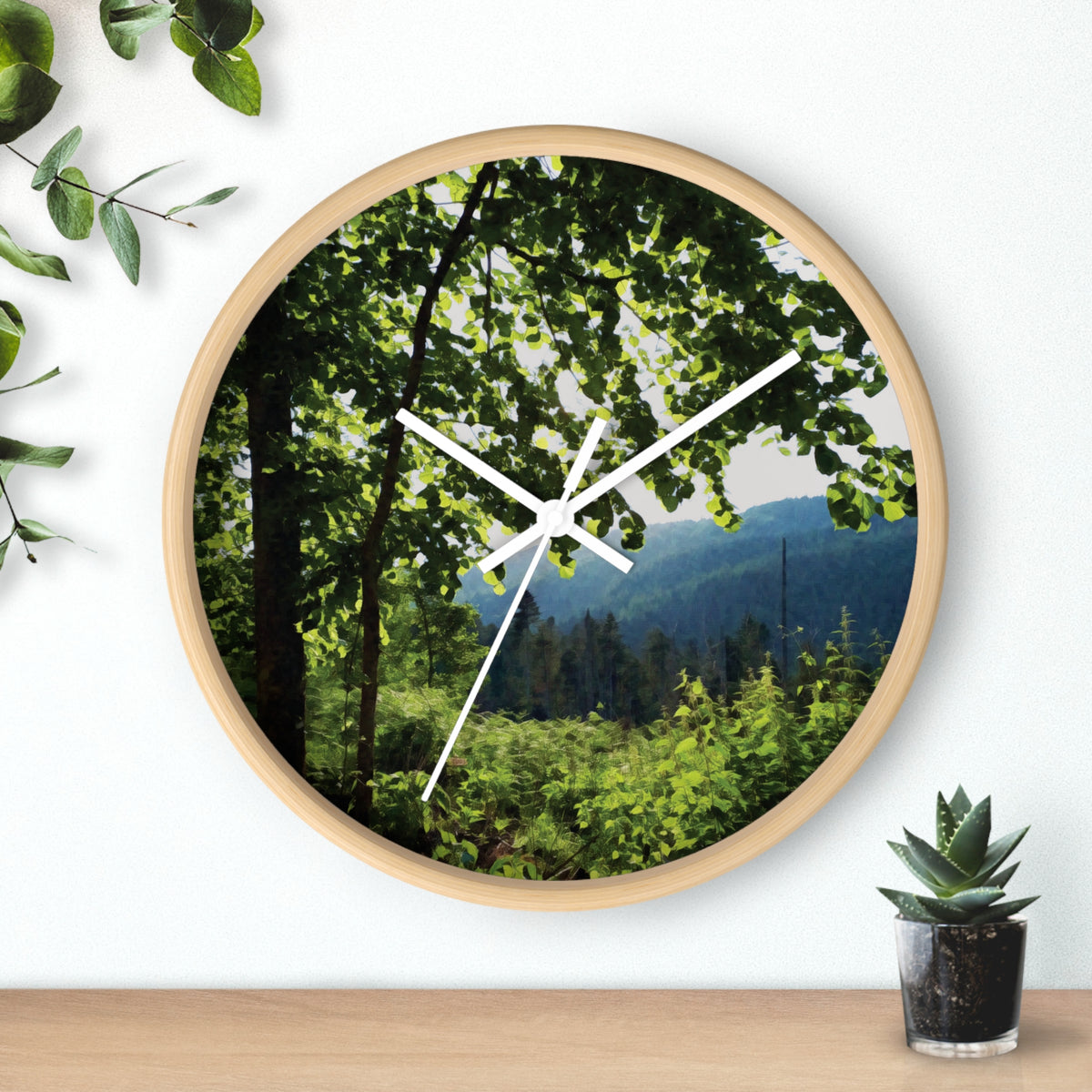 Wall Clock - Forest