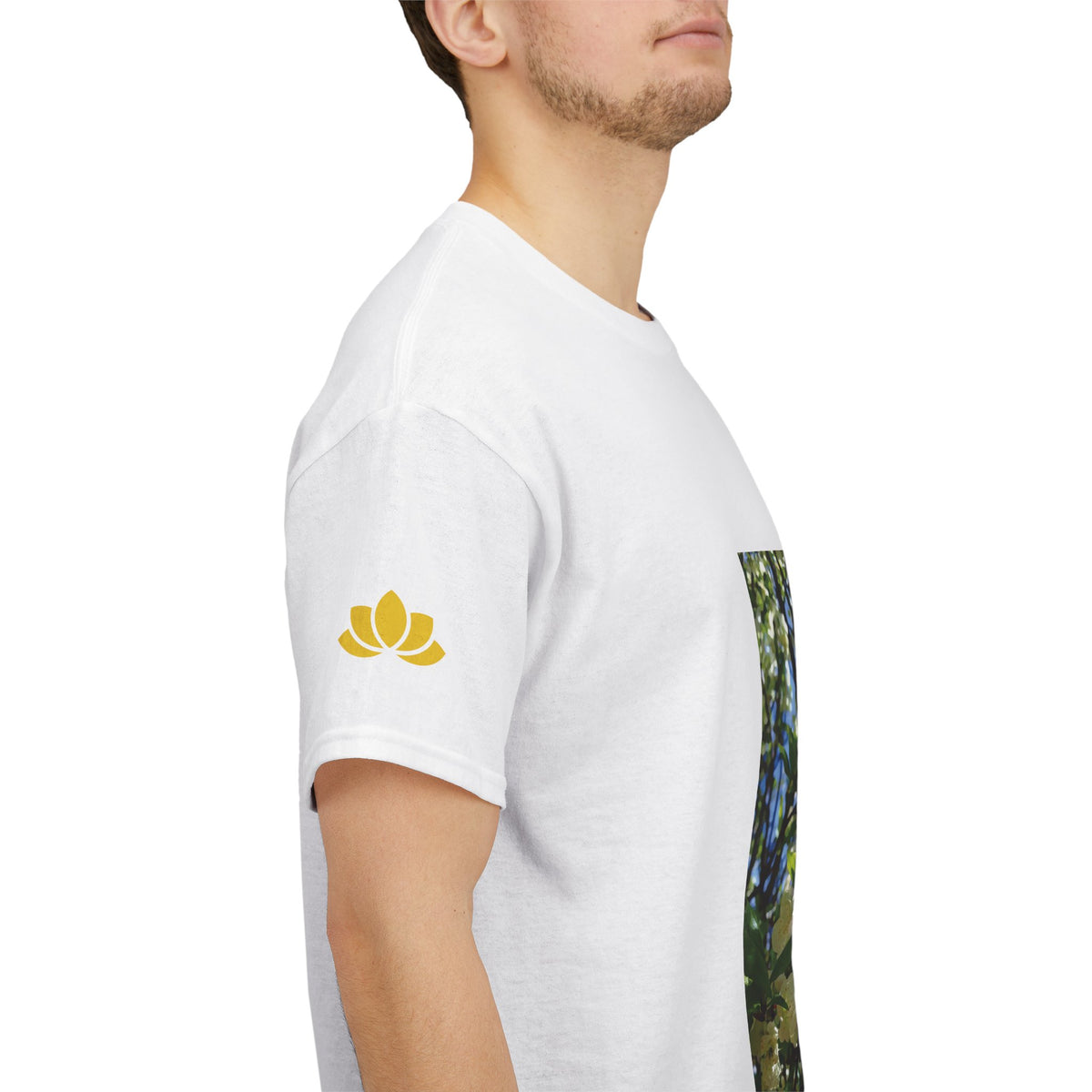 Unisex Heavy Cotton Tee - Apple's Tree Flower