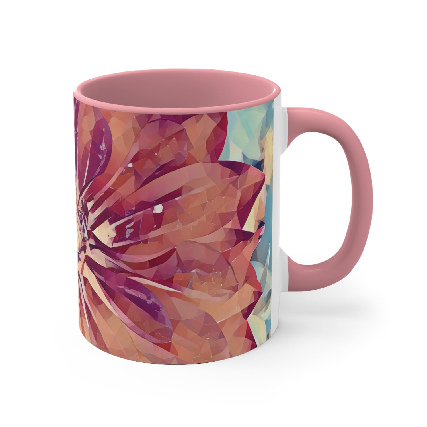 Mug 11oz - Poly Art - Flower of Dahlia (Variant 4)
