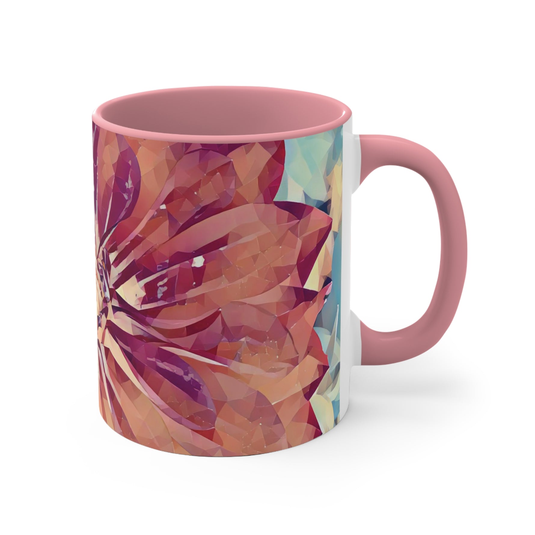 Mug 11oz - Poly Art - Flower of Dahlia (Variant 4)