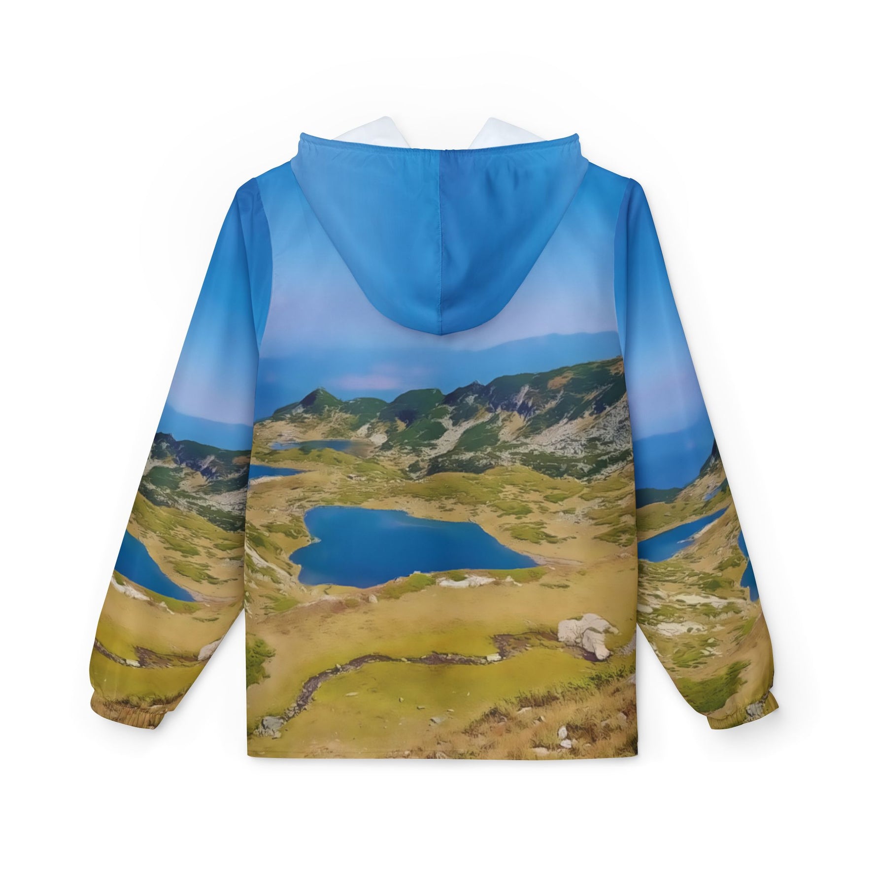Windbreaker Jacket - Rila Lakes (Variant 1, blue pockets)