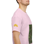 Unisex Heavy Cotton Tee - Flower of Knautia Integrifolia (Ambretta Annuale)