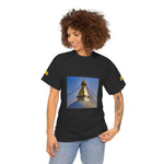 Unisex Heavy Cotton Tee - Nepal, Buddha's Eyes (Variant 6)