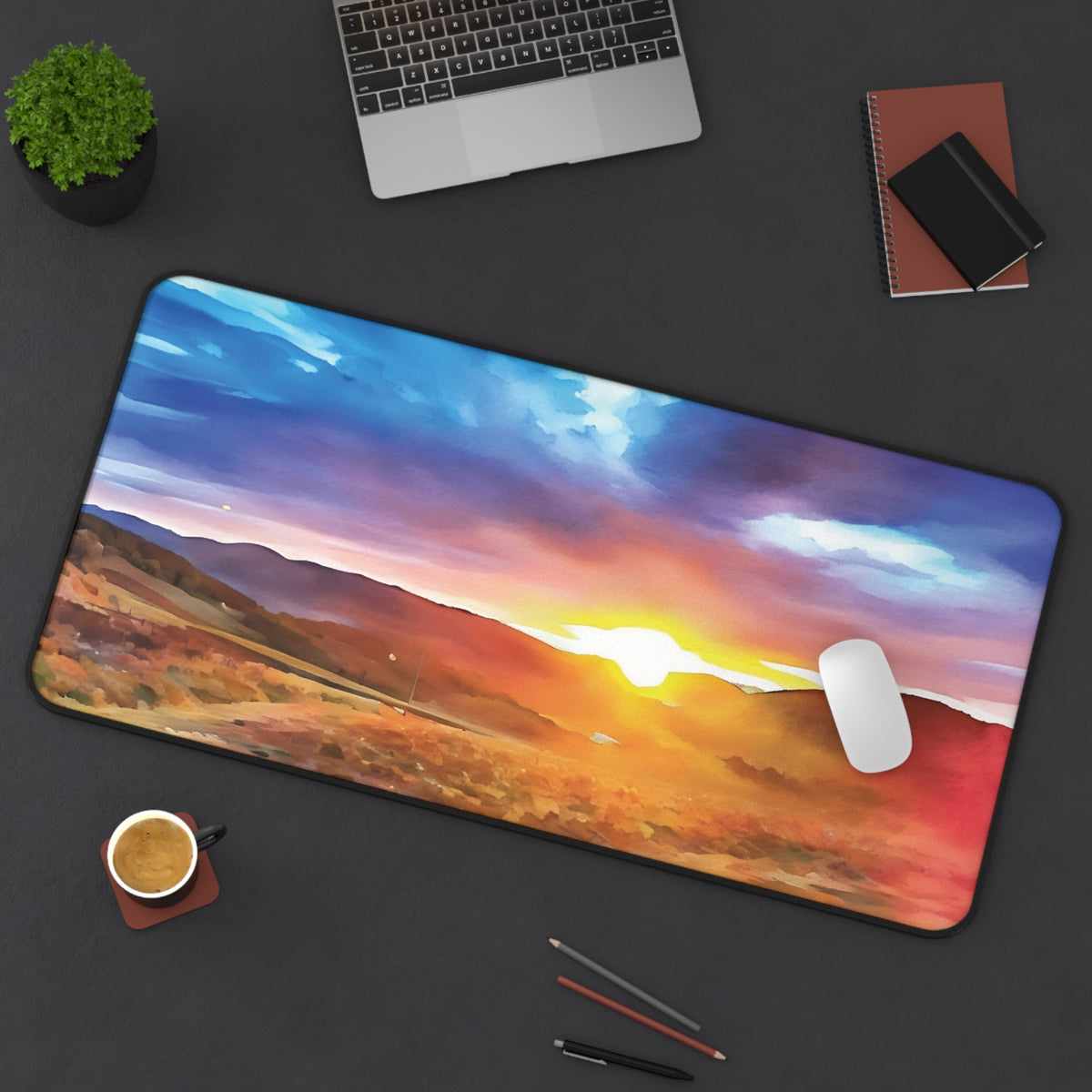 Desk Mat - Tuscan Landscape (Variant 2)