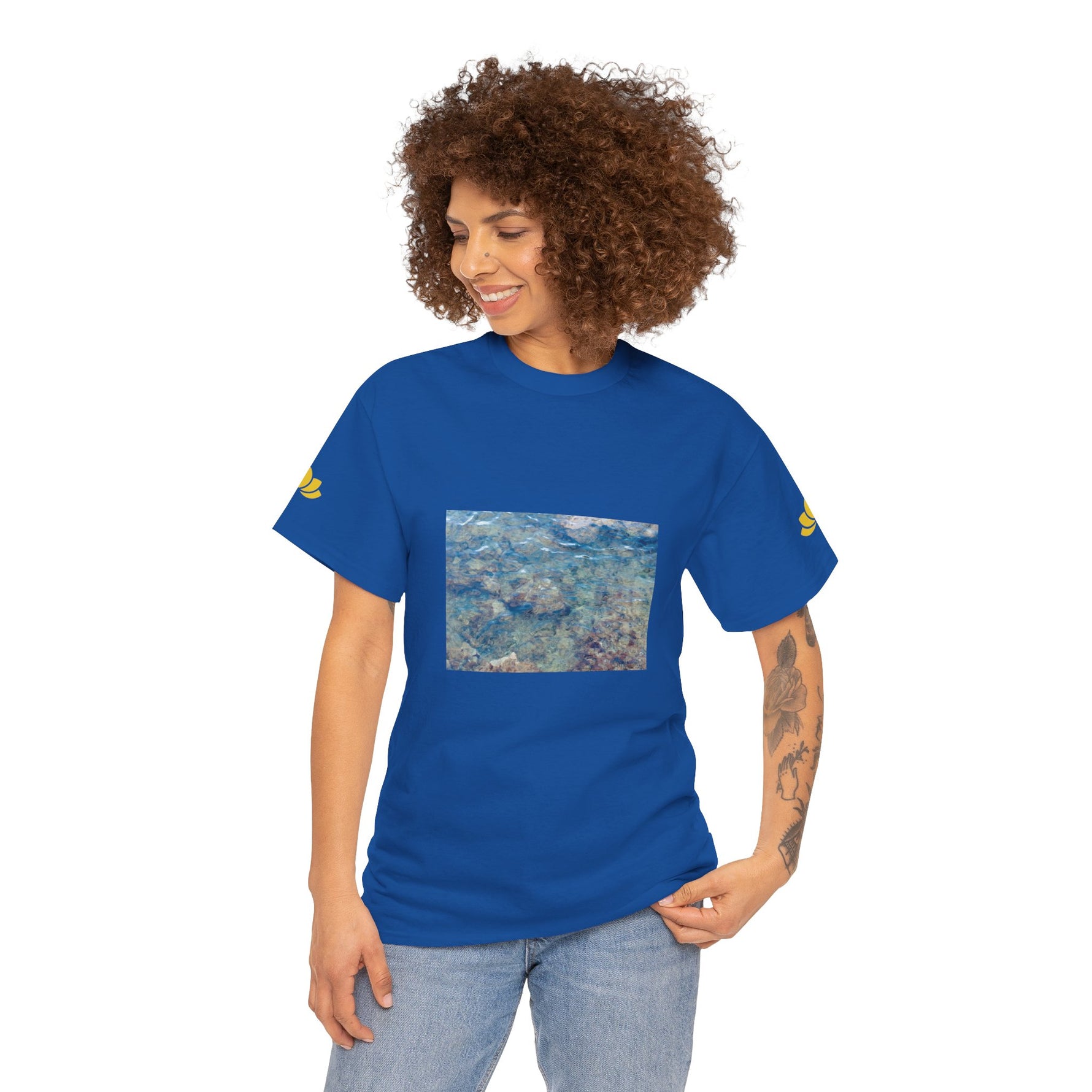 Unisex Heavy Cotton Tee - Sea (Variant 3)