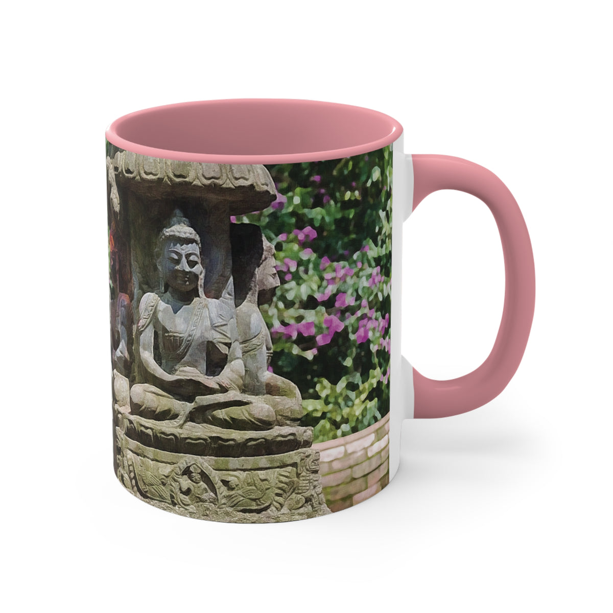 Mug 11oz - Nepal, Bodhisattvas Stone Sculptures