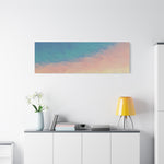 Stretched Matte Canvas - Poly Art - Sunset Sky (Variant 1)