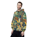 Windbreaker Jacket - Poly Art - Flower of Ornithogalum (Variant 2)