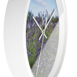 Wall Clock - Flower of Lavender (Variant 1)