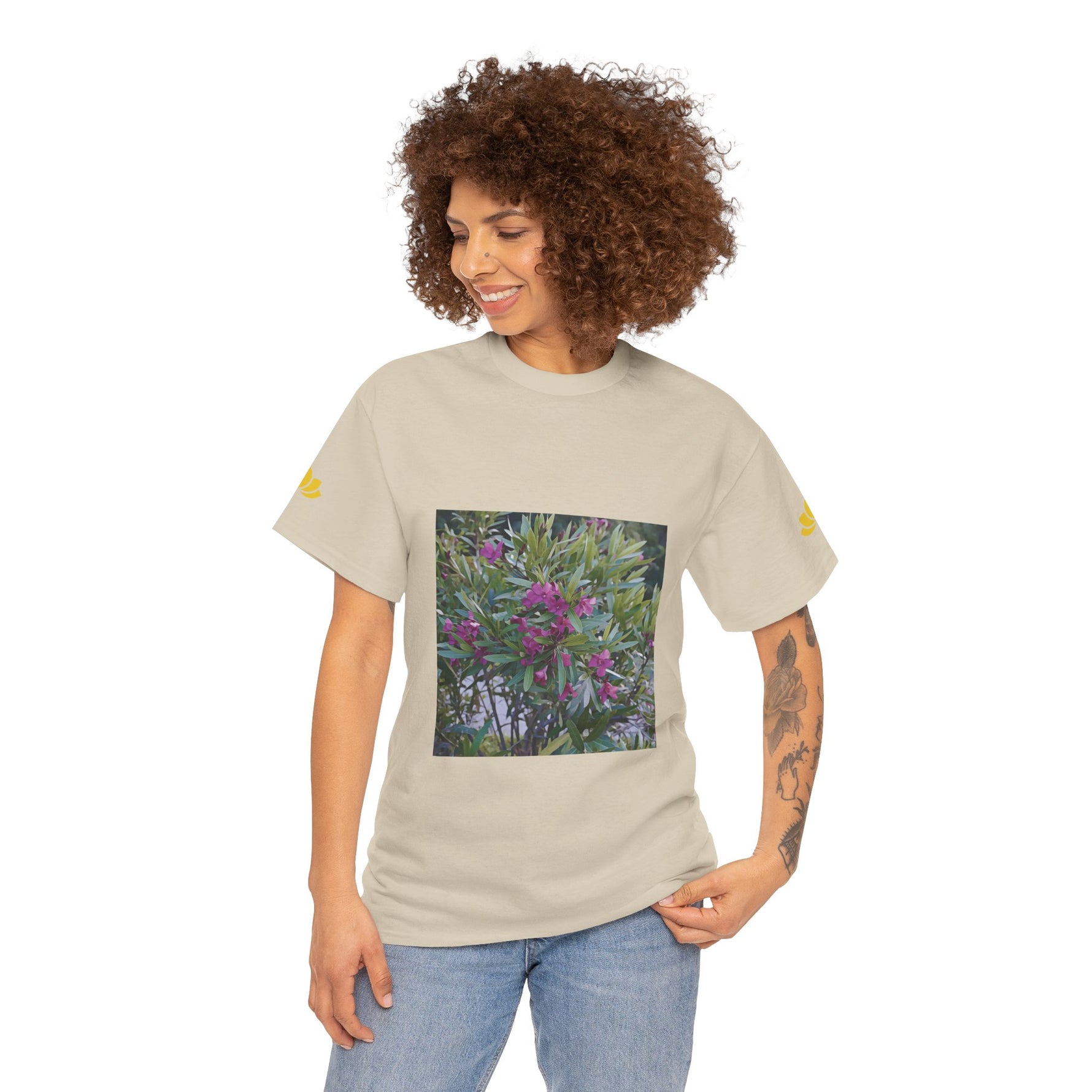 Unisex Heavy Cotton Tee - Flower of Oleander