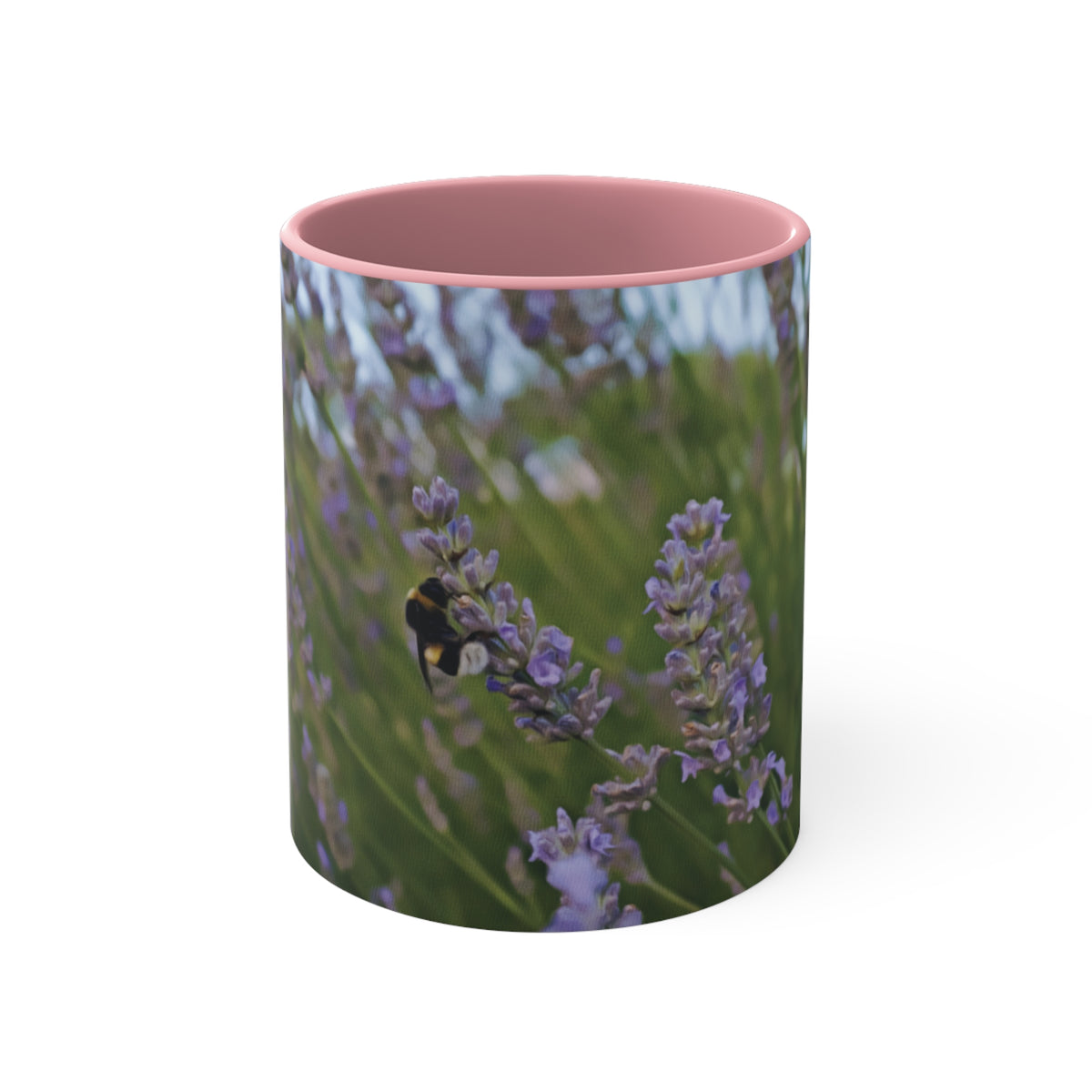 Mug 11oz - Flower of Lavender with Bombus Insect (Variant 2)