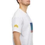Unisex Heavy Cotton Tee - Poly Art - Sunset Sky (Variant 2)