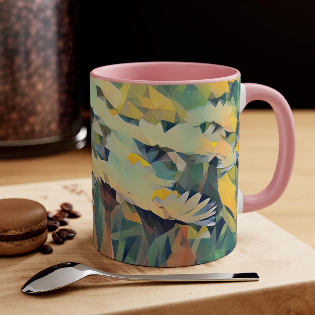 Mug 11oz - Poly Art - Flower of Daisies (Variant 02)