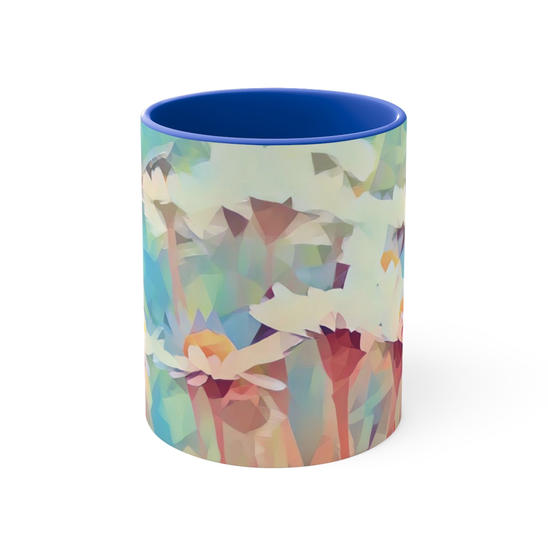 Mug 11oz - Poly Art - Flower of Daisies (Variant 06)