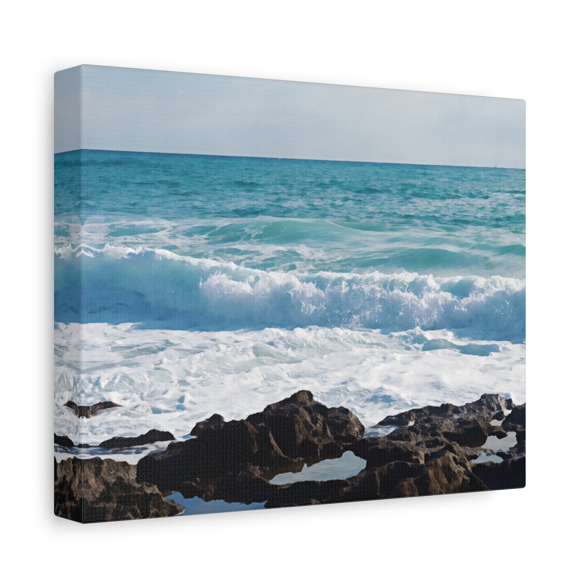 Stretched Matte Canvas - Sea (Variant 10)